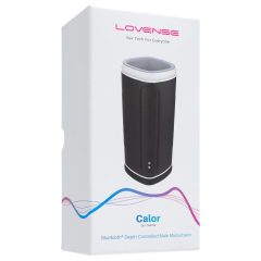 LOVENSE Calor - chytrý, ohřívací masturbátor (černý)