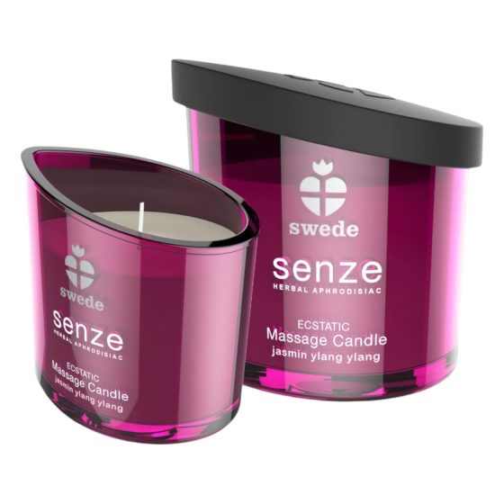 Swede Senze - masážní svíčka - jasmín, ylang-ylang (50 ml)