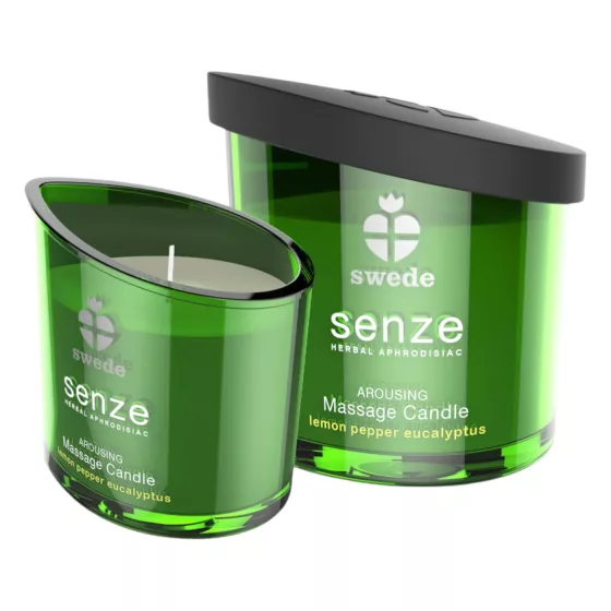 Swede Senze - masážní svíčka - eukalyptus, citrón - 50 ml