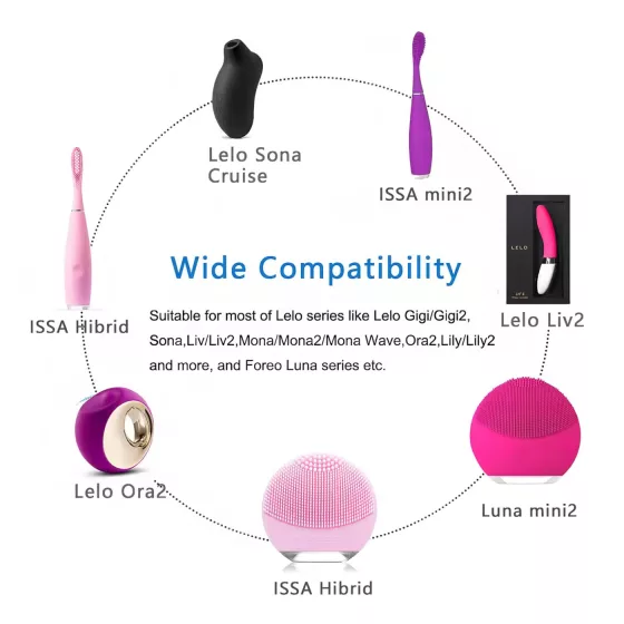 LELO - nabíjecí kabel USB 5V - bílá