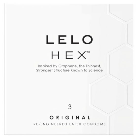 LELO Hex Original - Luxusní kondomy (3 ks)