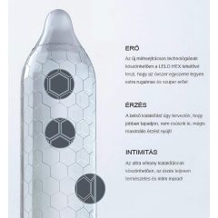 LELO Hex Original - Luxusní kondomy (3 ks)