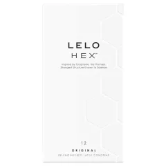LELO Hex Original - kondomy - tenké, pevné - 12 ks