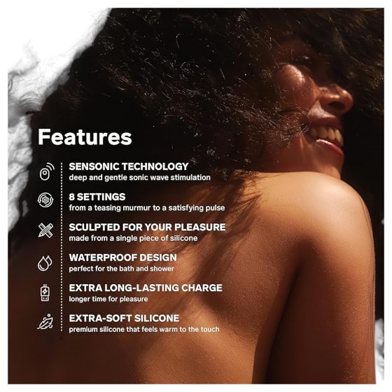 LELO Sona - stimulátor klitorisu vlnami - černý