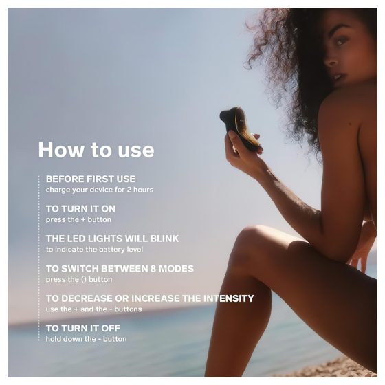 LELO Sona - stimulátor klitorisu vlnami - černý