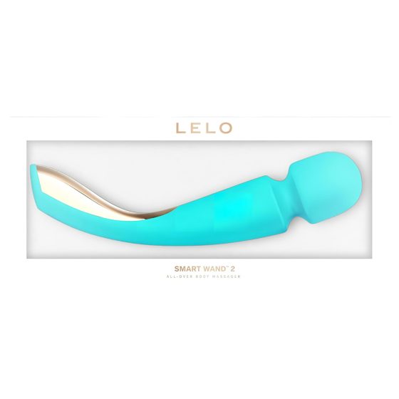 LELO Smart Wand 2 - velký - dobíjecí masážní vibrátor (tyrkysový)