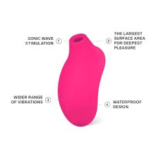   LELO Sona 2 - stimulátor klitorisu na zvukové vlny - červená