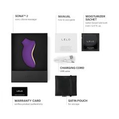   LELO - stimulátor klitorisu s technologií sonických vln - fialová