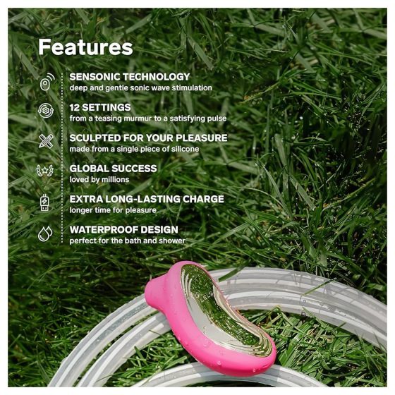 LELO - stimulátor klitorisu s technologií sonických vln - fialová