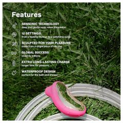 LELO Sona 2 - stimulátor klitorisu na vlny - černý