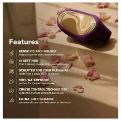   LELO Sona 2 Cruise - stimulátor klitorisu s vlnami - černý