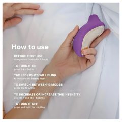   LELO Sona 2 Cruise - stimulátor klitorisu s vlnami - černý