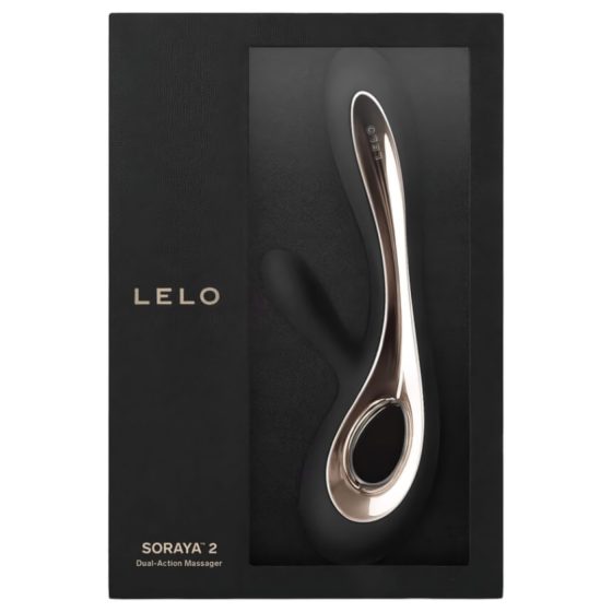 LELO Soraya 2 - nabíjecí, vodotěsný vibrátor s ramenem na klitoris (černý)
