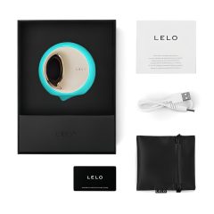   LELO Ora 3 - simulátor orálního sexu a vibrační stimulátor (tyrkysový)