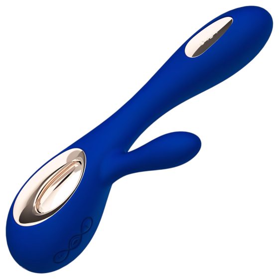 LELO Soraya Wave - dobíjecí vibrátor s klitorálním ramenem (modrý)
