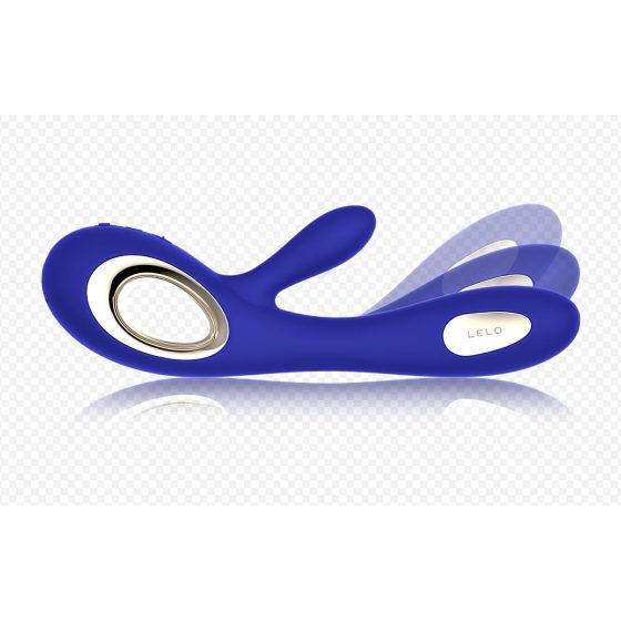 LELO Soraya Wave - dobíjecí vibrátor s klitorálním ramenem (modrý)