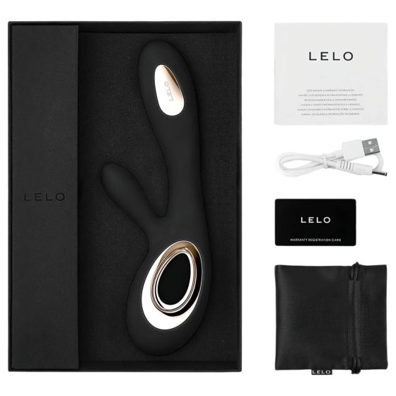 LELO Soraya Wave - stimulátor s pohyblivým ramenem (černý)