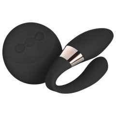 LELO Tiani Duo - silikonový párový vibrátor (černý)