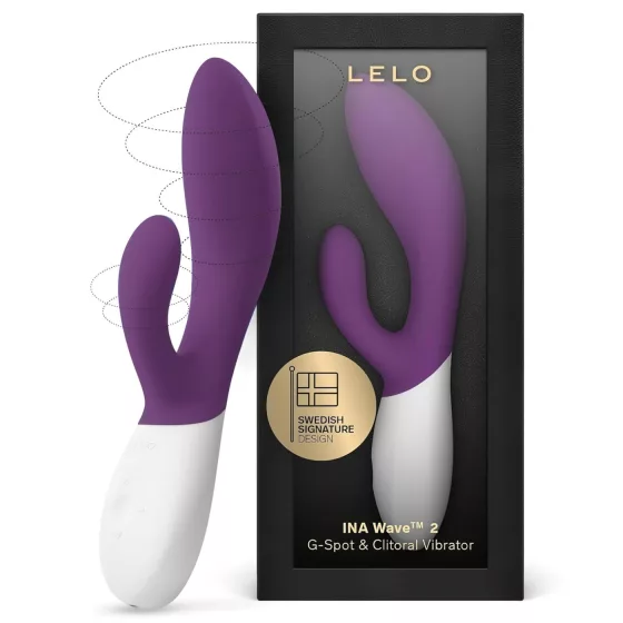 LELO Ina Wave 2 - vibrátor s akumulátorem - vodotěsný - fialový