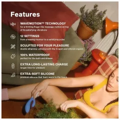   LELO Ina Wave 2 - vibrátor s akumulátorem - vodotěsný - fialový