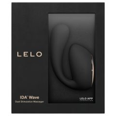   LELO Ida Wave - chytrý, dobíjecí rotační vibrátor (černý)