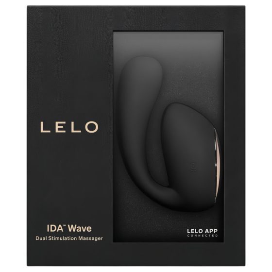 LELO Ida Wave - chytrý, dobíjecí rotační vibrátor (černý)