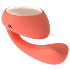   LELO Ida Wave - chytrý, dobíjecí vibrační a rotační vibrátor (korálový)