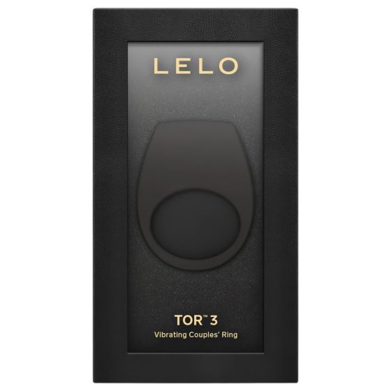 LELO Tor 3 - nabíjecí chytrý vibrační kroužek na penis (černý)