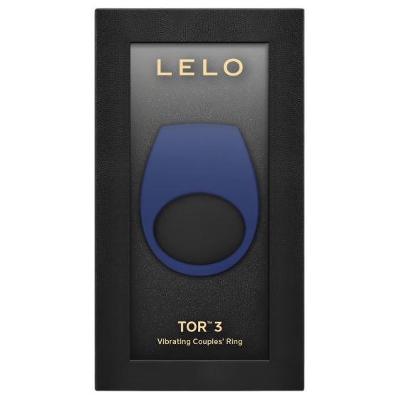 LELO Tor 3 - nabíjecí, chytrý vibrační kroužek na penis (modrý)