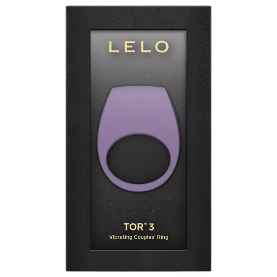 LELO Tor 3 - vibrační erekční kroužek pro muže ovládaný aplikací (fialový)