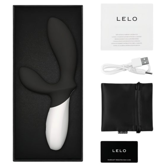 LELO Loki Wave 2 - nabíjecí, vodotěsný prostatický vibrátor (černý)