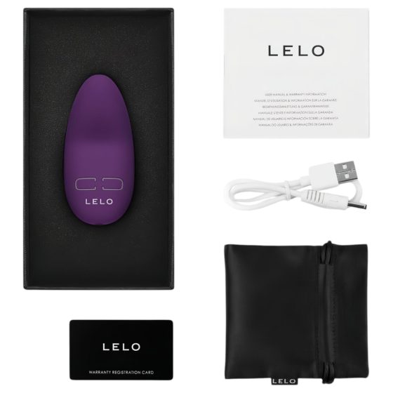 LELO Lily 3 - akumulátorový, vodotěsný stimulátor klitorisu (tmavě fialový)