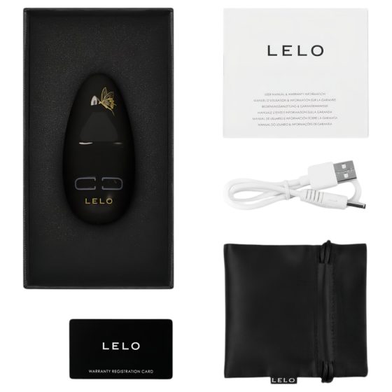 LELO Nea 3 - nabíjecí, vodotěsný klitorální vibrátor (černý)