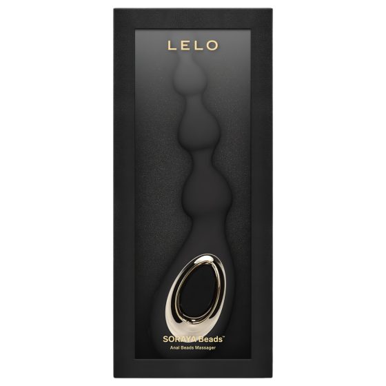 LELO Soraya Korálky - dobíjecí, vodotěsný anální vibrátor (černý)