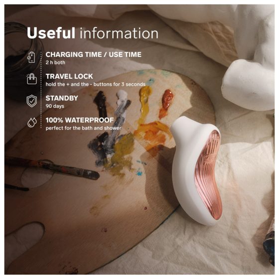 LELO Sona 3 - stimulátor klitorisu vlnami - bílá