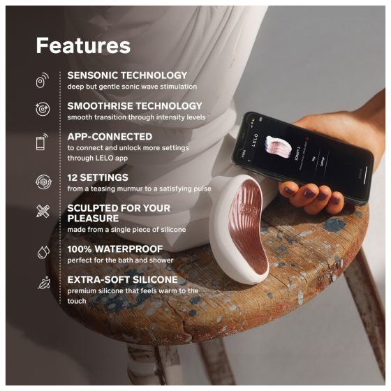 LELO Sona 3 - stimulátor klitorisu na vlny - levandulová