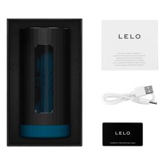 LELO F1s V3 XL - interaktivní masturbátor (černo-modrý)