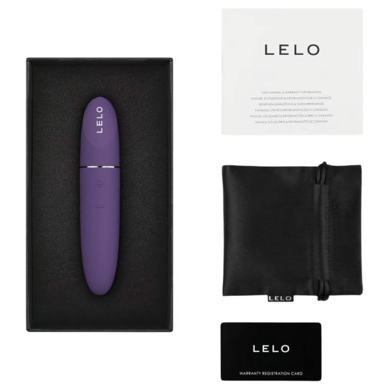 LELO - cestovní vibrátor na rty - USB, fialová