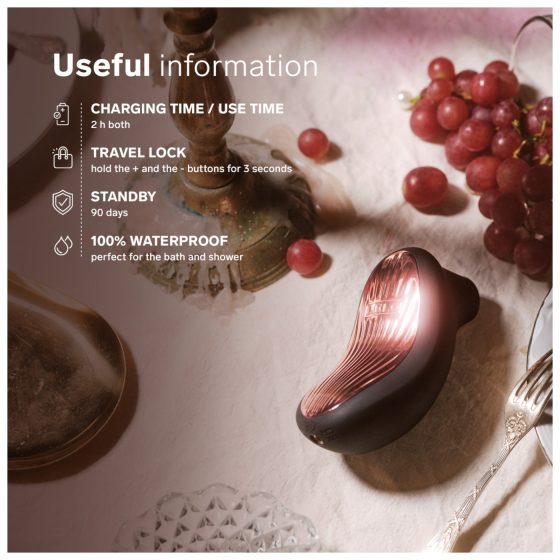 LELO Sona 3 Cruise - stimulátor klitorisu s vlnami - černý