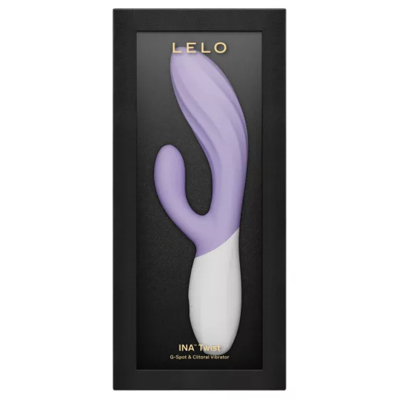 LELO INA Twist - duální vibrátor na G‑bod s klitorálním ramínkem (fialový)