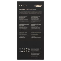   LELO INA Twist - dvojitý vibrátor na bod G s ramenem pro stimulaci klitorisu (fialový)