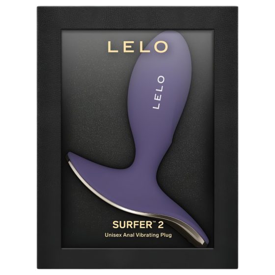 LELO Surfer - chytrý vibrační anální kolík (fialový)
