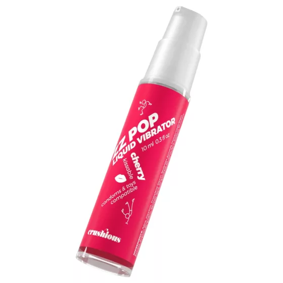 Crushious ZZ POP - jedlý tekutý vibrátor, třešeň (10 ml)