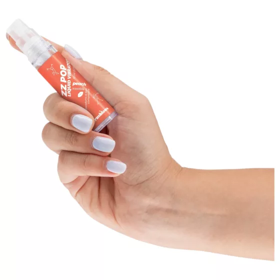 Crushious ZZ POP - jedlý tekutý vibrátor, broskev (10 ml)