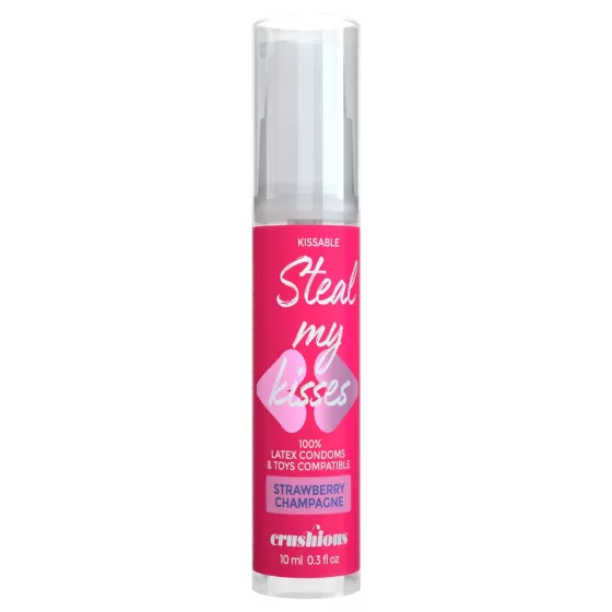 Crushious Steal My Kisses - ochucené lubrikační gel, jahoda-šampaňské (10 ml)