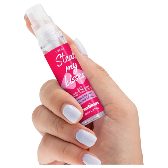 Crushious Steal My Kisses - ochucené lubrikační gel, jahoda-šampaňské (10 ml)