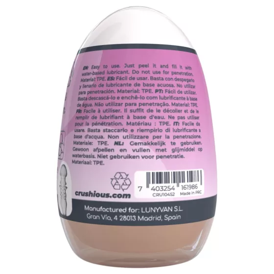 Crushious Ezy Egg The Skilled - masturbační vajíčko (tělové)