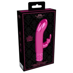   Royal Gems Dazzling - akumulátorový vibrátor s ramenem (růžový)