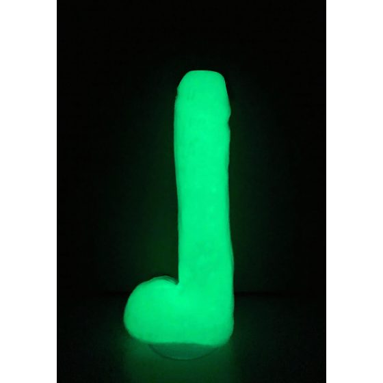 Dicky - svítící mýdlo ve tvaru penisu s varlaty (265g)