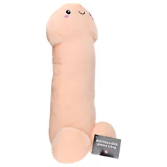 Plyšový penis - měkká hračka - 30 cm - natural